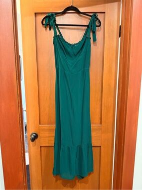 Reformation Nikita Green Midi Dress NWOT B313